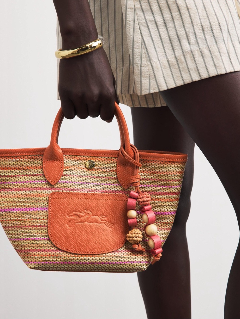 Longchamp Le Pliage Collection Basket Bag Rainbow - Picture 2 of 15